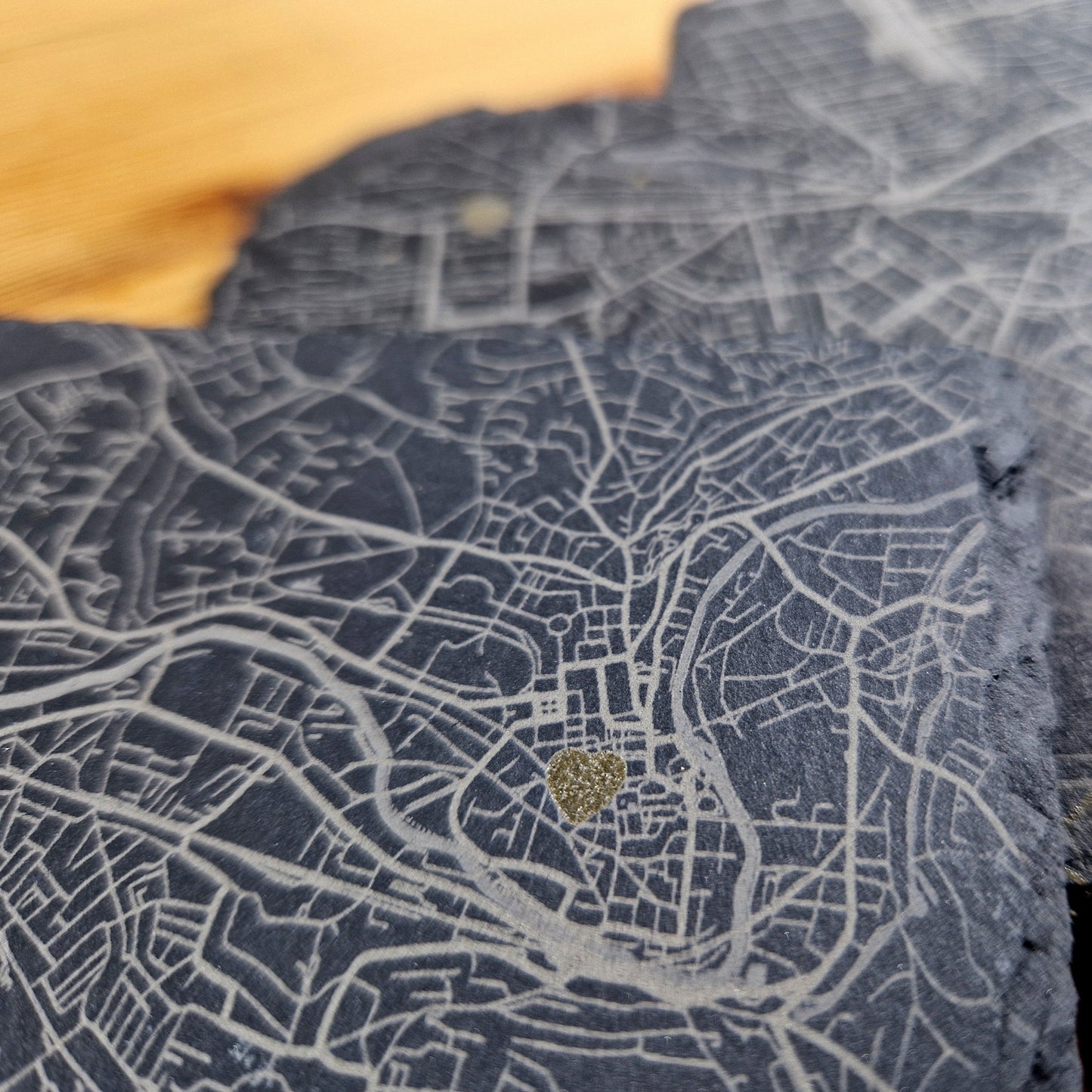 Memorable Location Map Coasters (Personalised) Set of 4